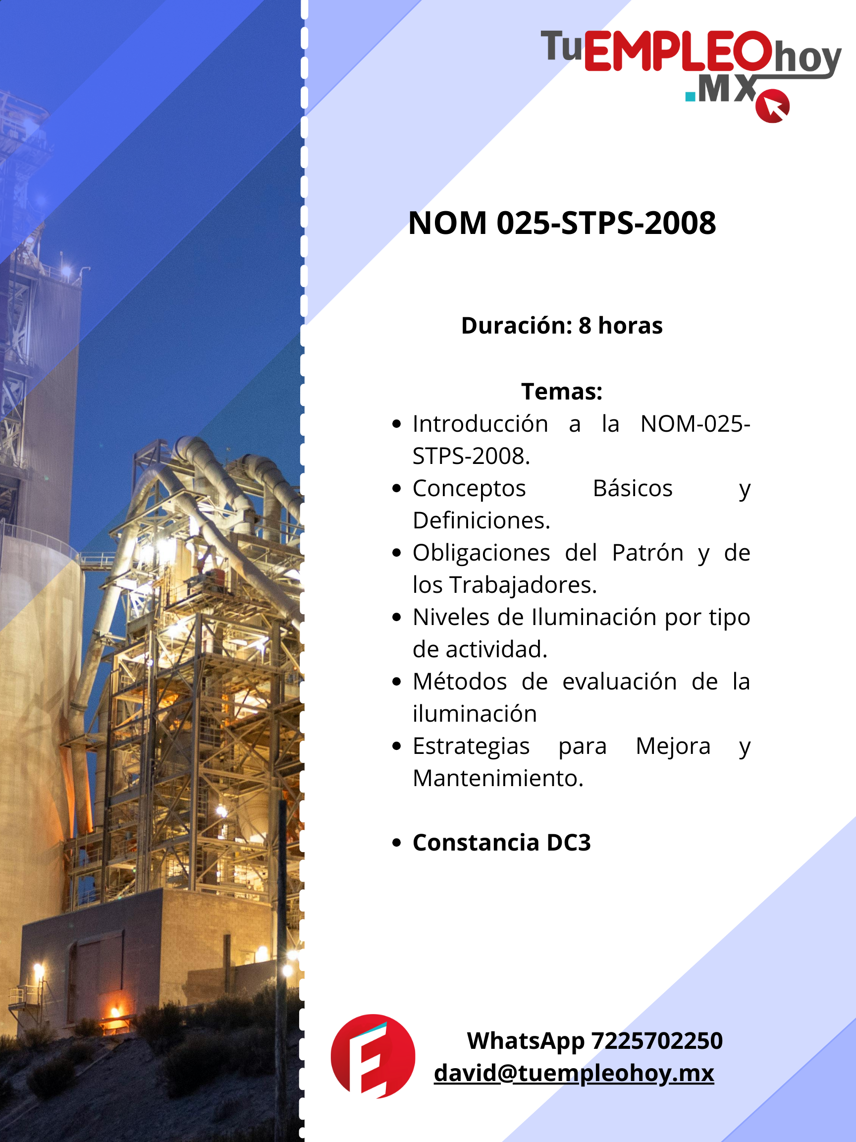Curso: Introducción a la NOM-025-STPS-2008